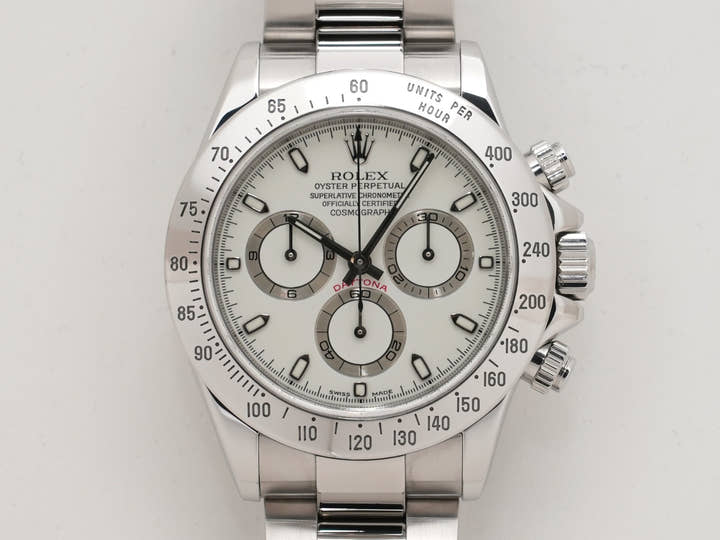 ロレックス デイトナ Ref.116520 ステンレススチール アイボリー文字盤