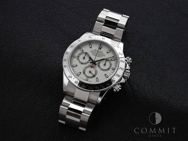 ロレックス デイトナ Ref.116520 ステンレススチール アイボリー文字盤