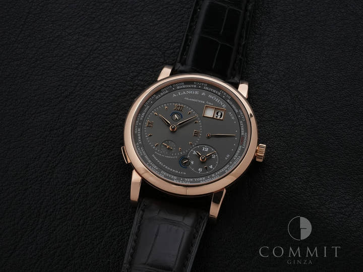 A.ランゲ&ゾーネ ランゲ1 タイムゾーン Ref.116.033 ピンクゴールド42 グレー文字盤 中古 6jfwxo82