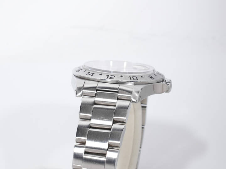 ロレックス エクスプローラーII Ref.16570 ステンレススチール ホワイト文字盤 オイスターブレスレット 中古 gmiu68ox