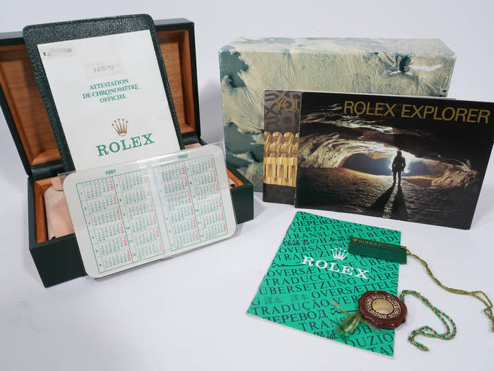 ロレックス エクスプローラーII Ref.16570 ステンレススチール ホワイト文字盤 オイスターブレスレット 中古 gmiu68ox