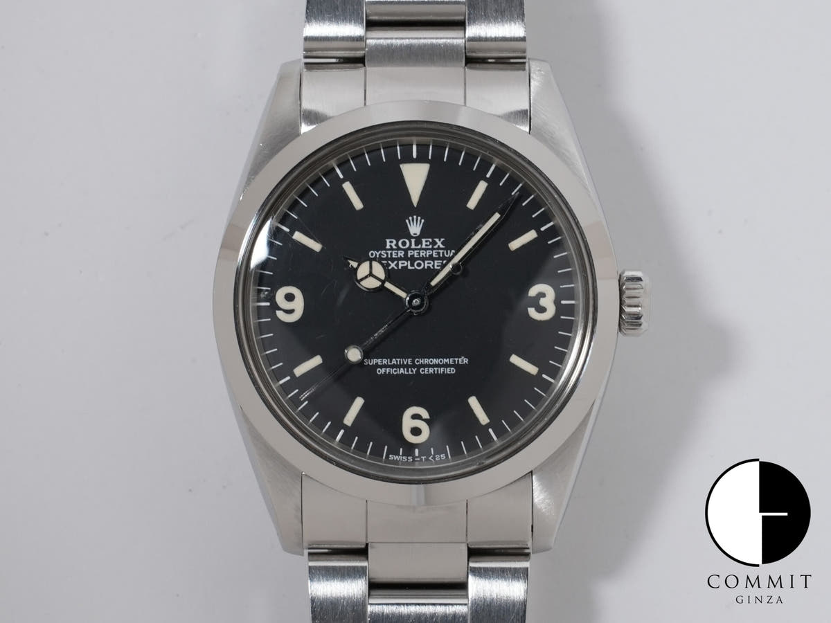 ロレックス エクスプローラーI Ref.1016 ステンレススチール ブラック文字盤 中古 jfzfsx9d