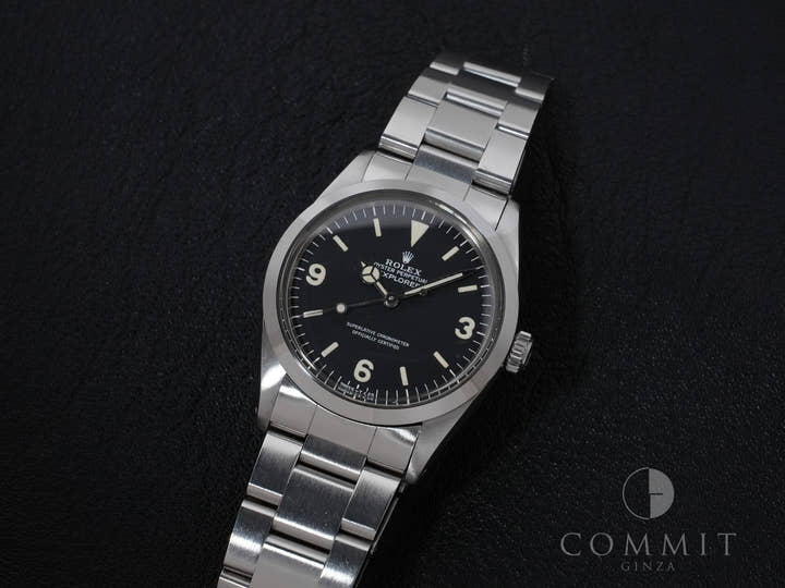 ロレックス エクスプローラーI Ref.1016 ステンレススチール ブラック文字盤 中古 jfzfsx9d