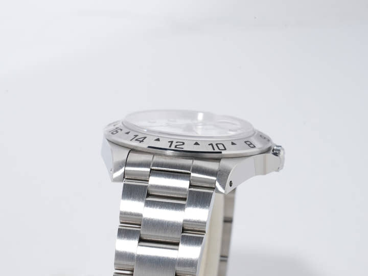 ロレックス エクスプローラーII Ref.16570 ステンレススチール ホワイト文字盤