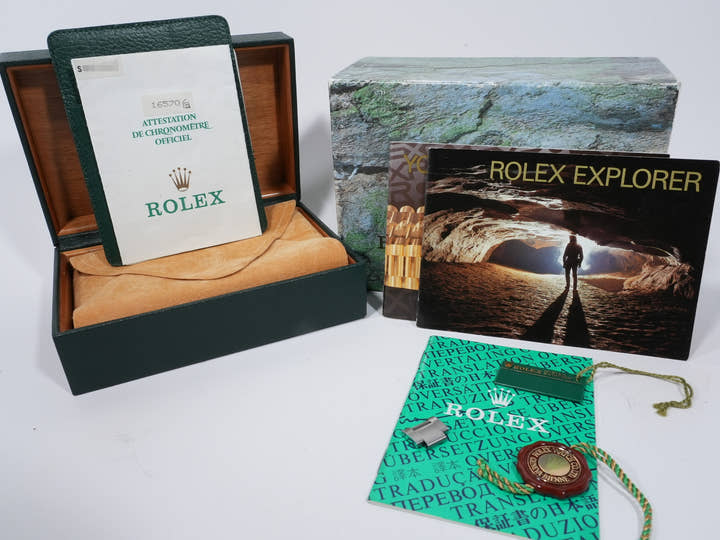 ロレックス エクスプローラーII Ref.16570 ステンレススチール ホワイト文字盤