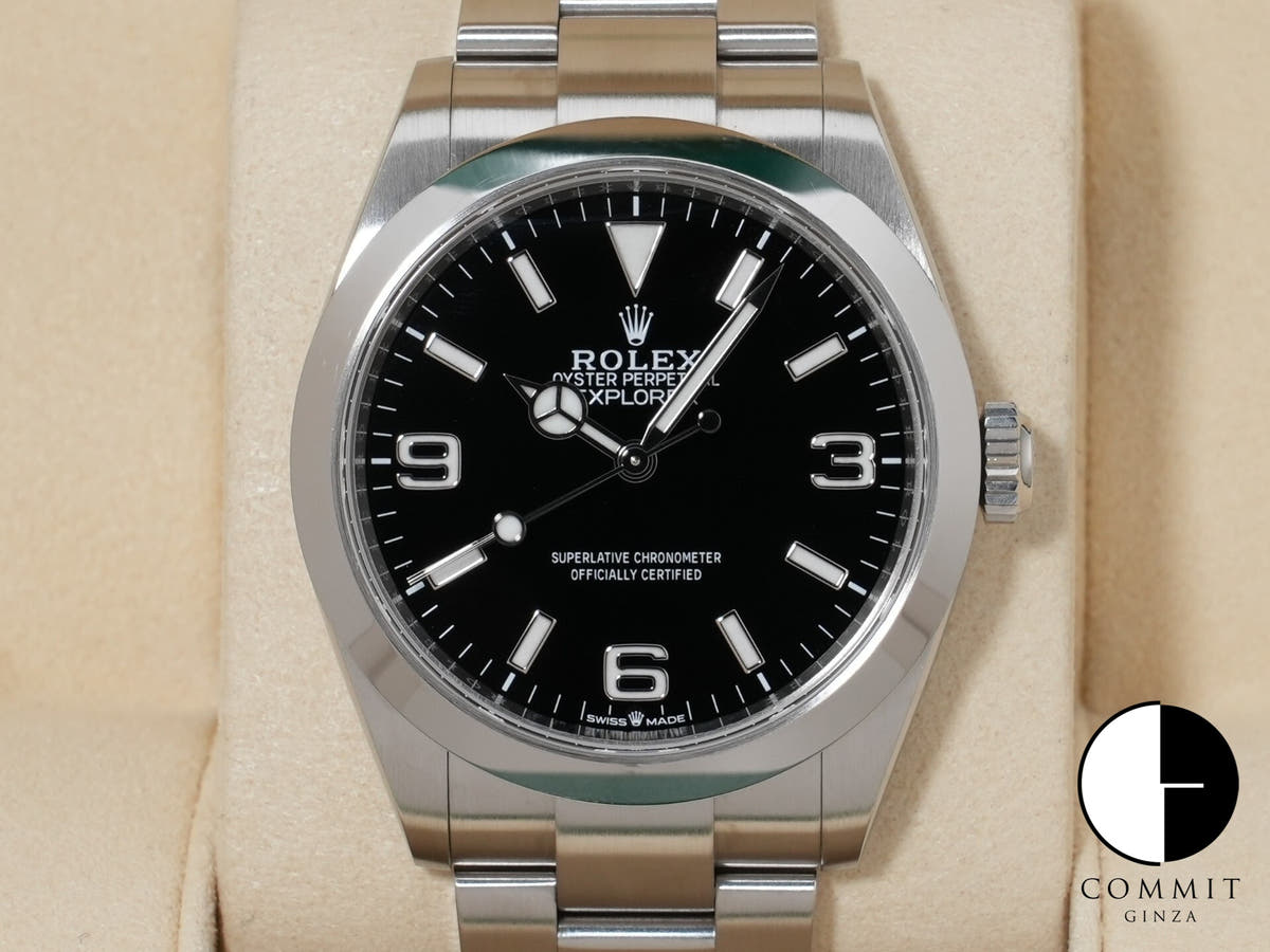 ロレックス エクスプローラー40 Ref.224270 ステンレススチール ブラック文字盤