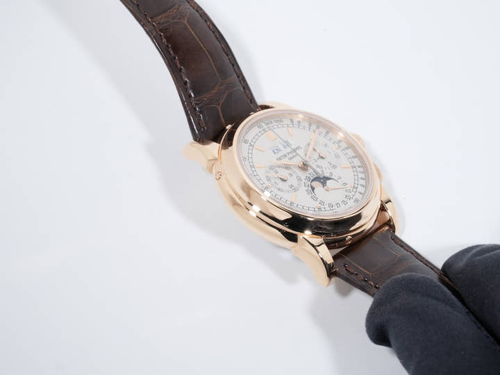 パテックフィリップ パーペチュアルカレンダー クロノグラフ Ref.5970R-001 ローズゴールド シルバー文字盤