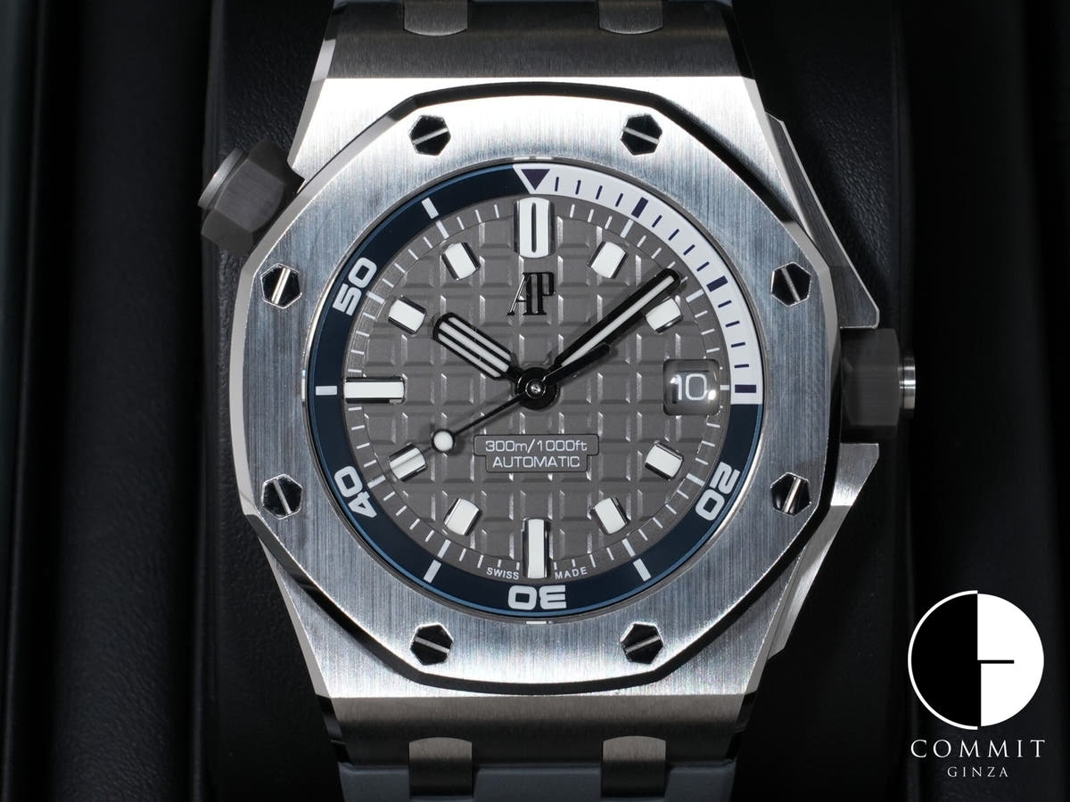 Audemars Piguet Royal Oak Offshore Diver Ref. 15720ST.OO.A009CA.01 Stainless Steel Gray Dial