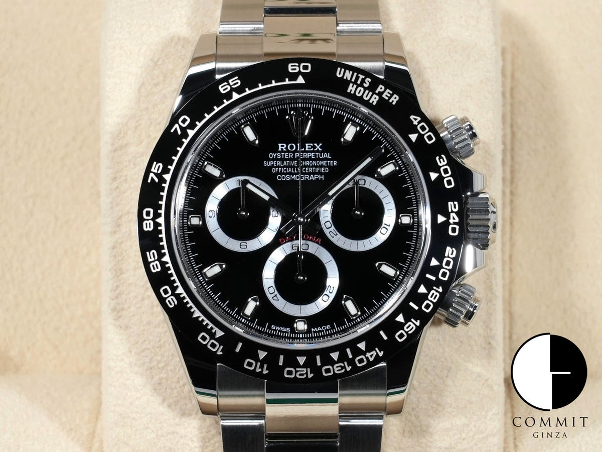 ロレックス デイトナ Ref.116500LN ステンレススチール ブラック文字盤