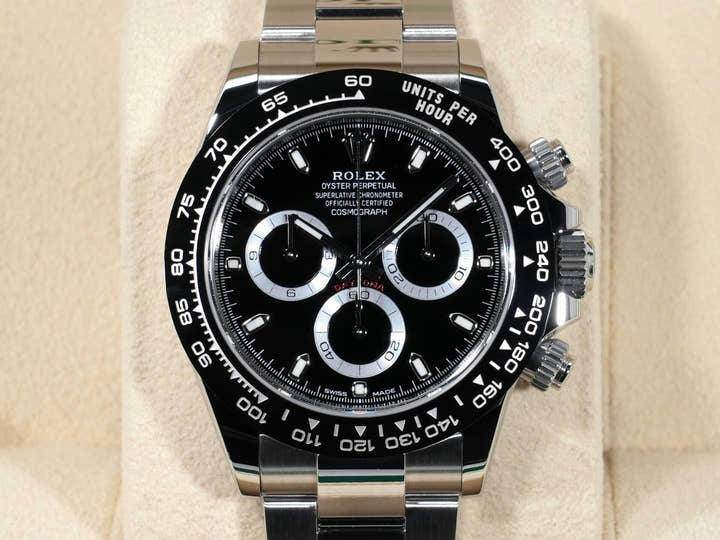 ロレックス デイトナ Ref.116500LN ステンレススチール ブラック文字盤