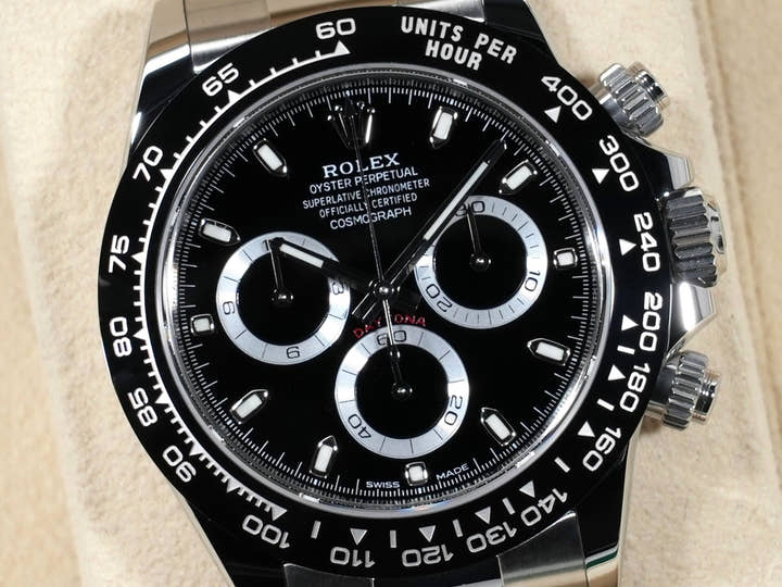 ロレックス デイトナ Ref.116500LN ステンレススチール ブラック文字盤