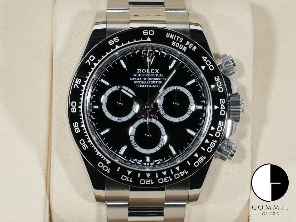 ロレックス デイトナ Ref.126500LN ステンレススチール ブラック文字盤