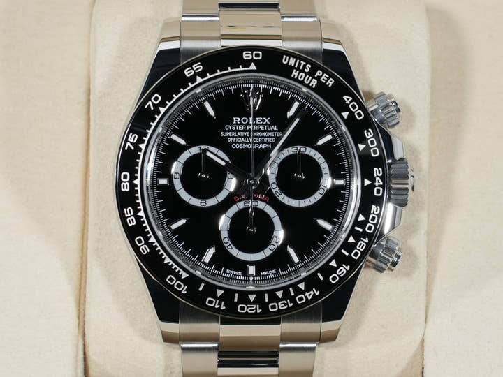 ロレックス デイトナ Ref.126500LN ステンレススチール ブラック文字盤