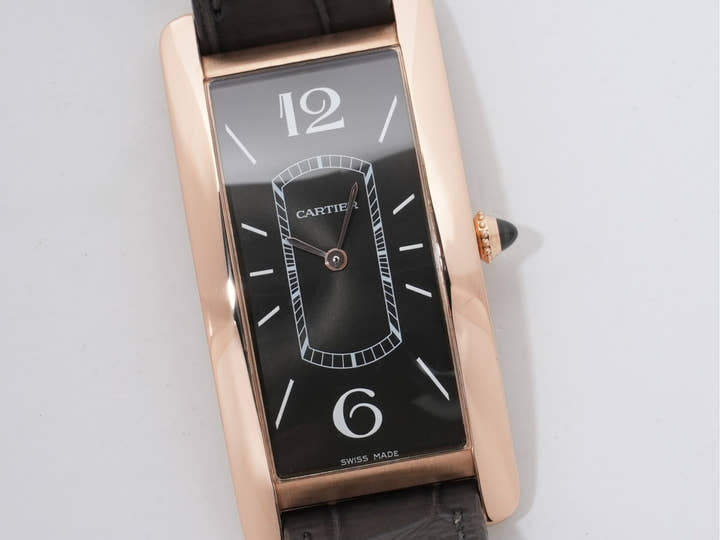 カルティエ タンク サントレ Ref.WGTA0025 18KPG ブラック文字盤 美中古 6ziisfiz