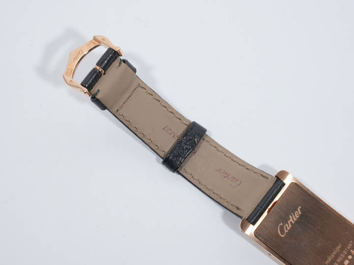 カルティエ タンク サントレ Ref.WGTA0025 18KPG ブラック文字盤 美中古 6ziisfiz