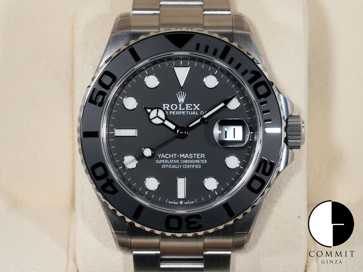 ロレックス ヨットマスター42 Ref.226627 RLXチタン ブラック文字盤