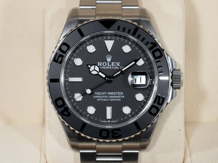 ロレックス ヨットマスター42 Ref.226627 RLXチタン ブラック文字盤
