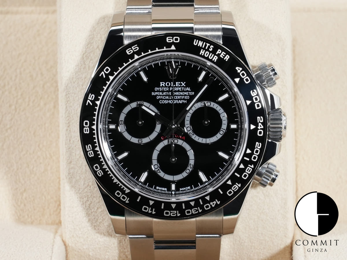 ロレックス デイトナ Ref.126500LN ステンレススチール ブラック文字盤