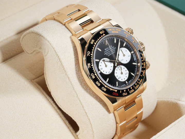 ロレックス デイトナ Ref.126528LN イエローゴールド ブライトブラック文字盤