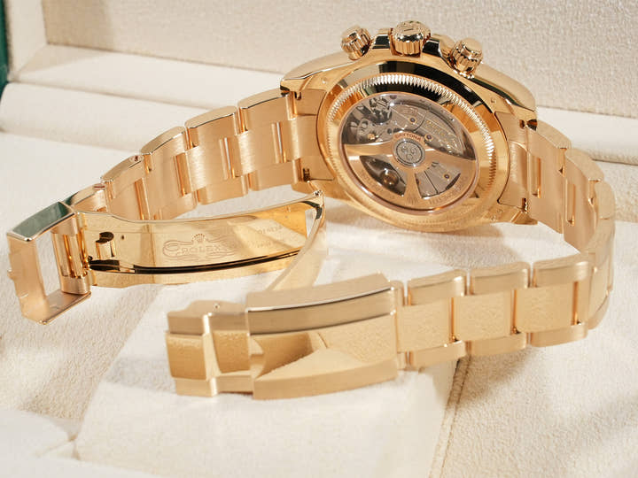 ロレックス デイトナ Ref.126528LN イエローゴールド ブライトブラック文字盤