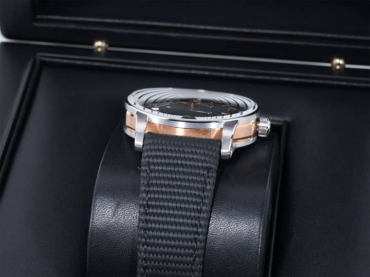 Audemars Piguet CODE 11.59 by Audemars Piguet Ref. 15210CR.OO.A002KB.01 White Gold/Pink Gold Grey Lacquer Dial