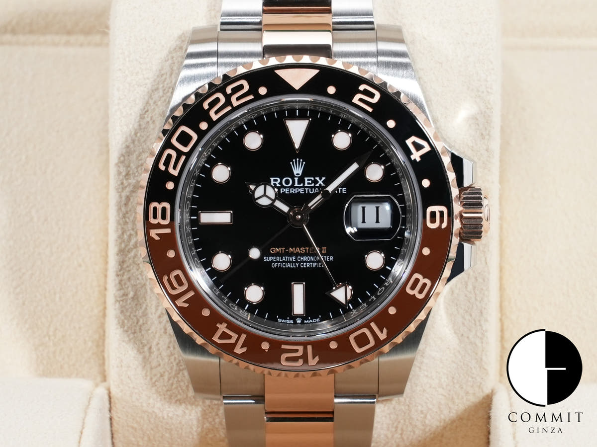 Rolex GMT-Master II Ref. 126711CHNR Stainless Steel/Everose Gold Black Dial