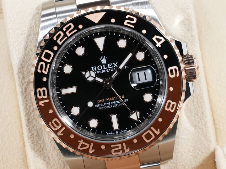 Rolex GMT-Master II Ref. 126711CHNR Stainless Steel/Everose Gold Black Dial