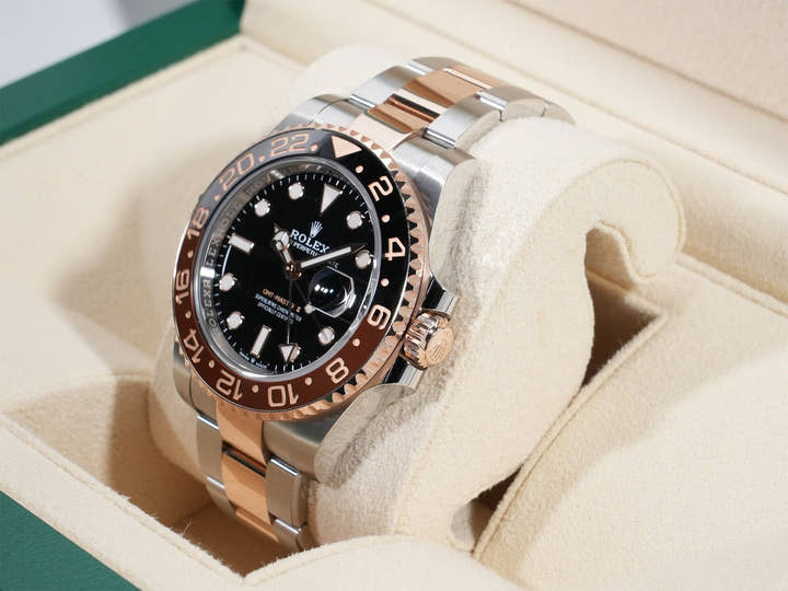 Rolex GMT-Master II Ref. 126711CHNR Stainless Steel/Everose Gold Black Dial