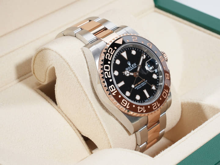 Rolex GMT-Master II Ref. 126711CHNR Stainless Steel/Everose Gold Black Dial