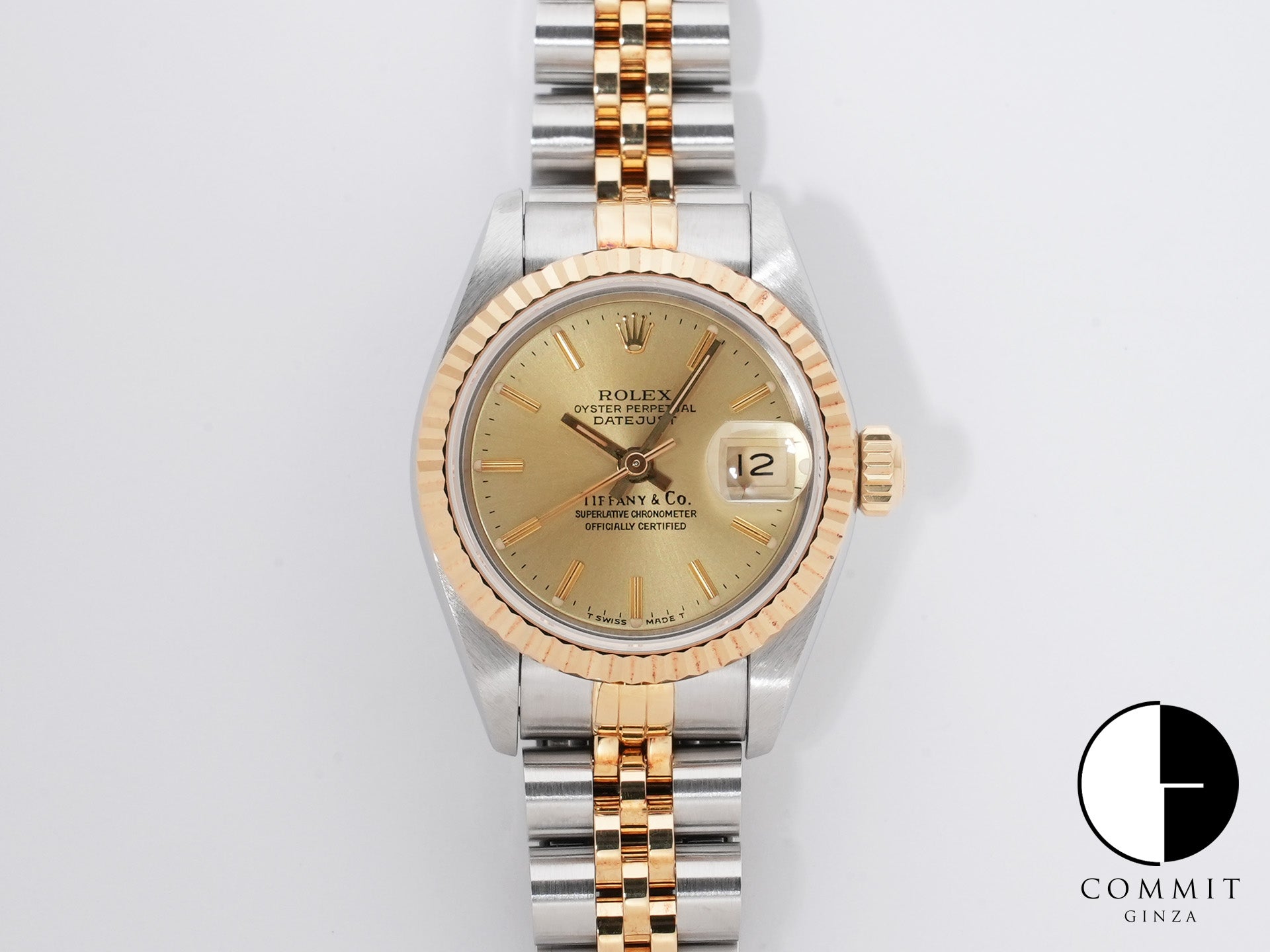 ロレックス デイトジャスト TIFFANY＆Co. 69173 シャンパン 中古