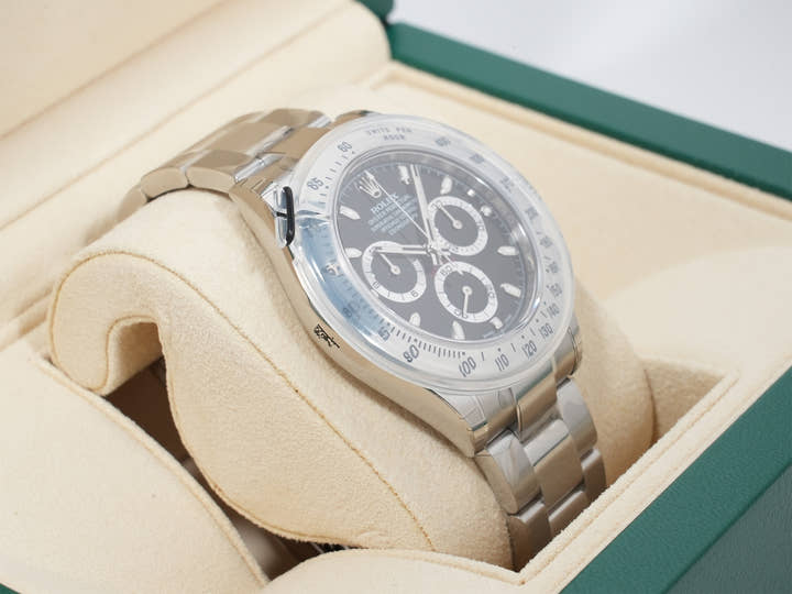 ロレックス デイトナ Ref.116520 ステンレススチール ブラック文字盤