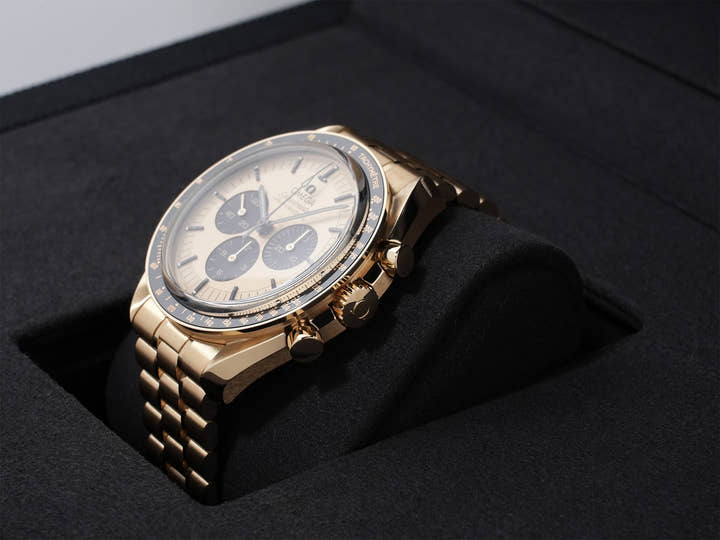 オメガ スピードマスター ムーンウォッチ プロフェッショナル Ref.310.60.42.50.99.002 シャンパン文字盤 極美品 99auntf8