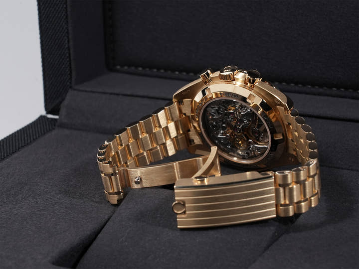 オメガ スピードマスター ムーンウォッチ プロフェッショナル Ref.310.60.42.50.99.002 シャンパン文字盤 極美品 99auntf8