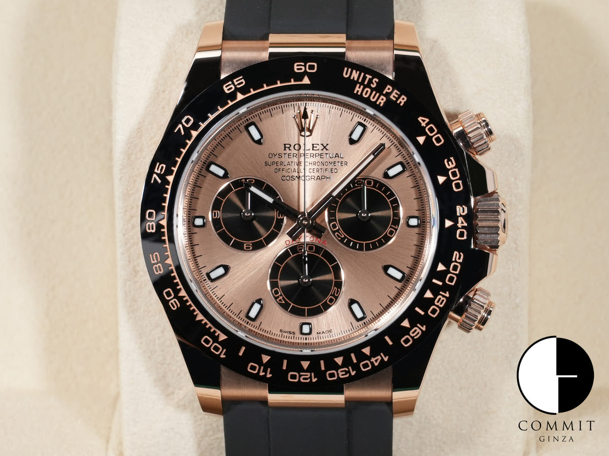 ロレックス デイトナ Ref.116515LN エバーローズゴールド ピンクxブラック文字盤