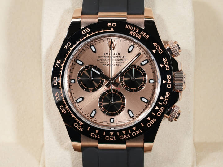 ロレックス デイトナ Ref.116515LN エバーローズゴールド ピンクxブラック文字盤