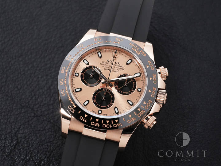 ロレックス デイトナ Ref.116515LN エバーローズゴールド ピンクxブラック文字盤