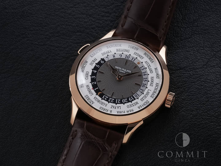 パテックフィリップ コンプリケーション ワールドタイム Ref.5230R-012 ローズゴールド シルバー文字盤