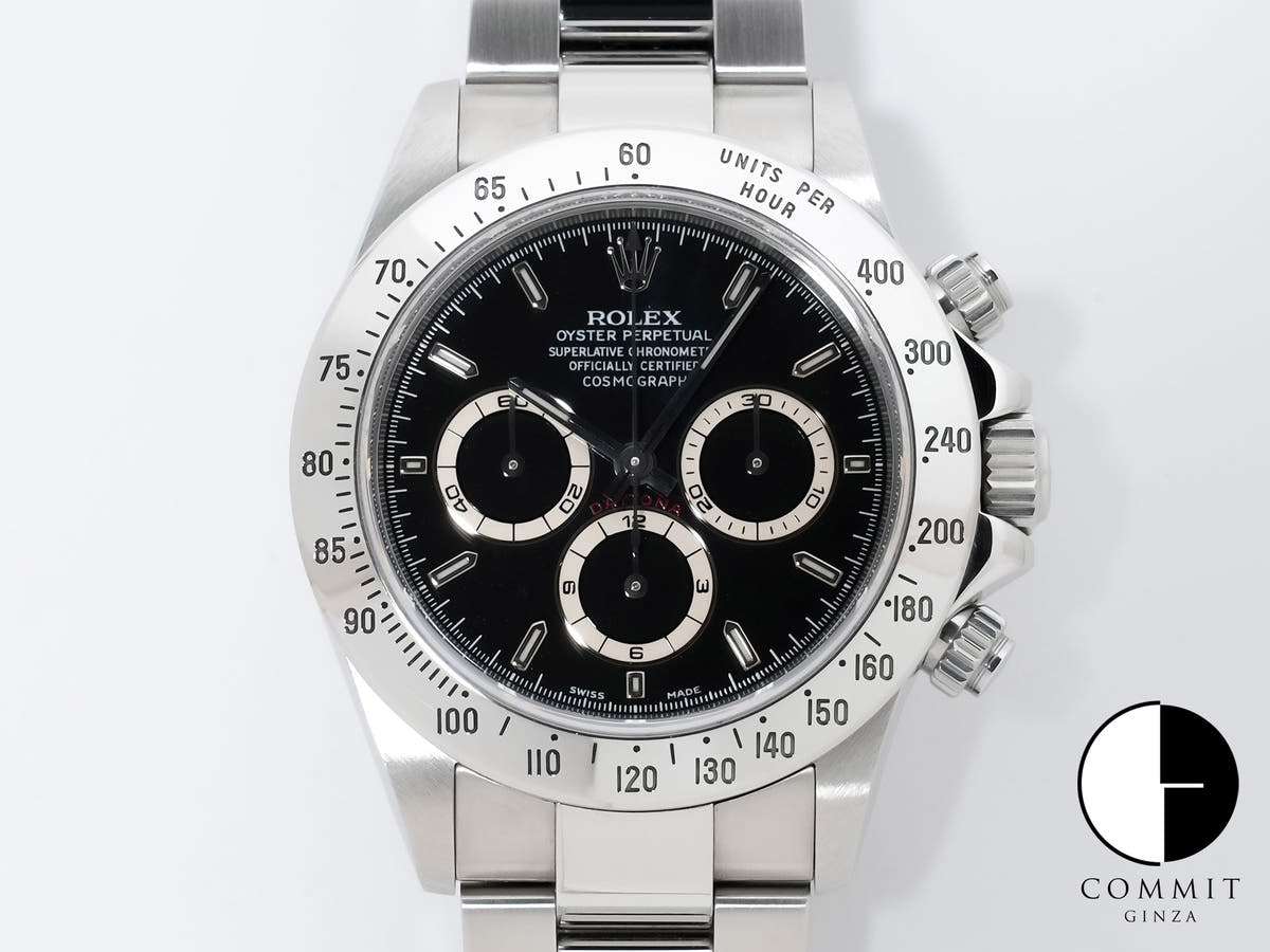 ロレックス デイトナ エルプリメロ Ref.16520 ステンレススチール ブラック文字盤
