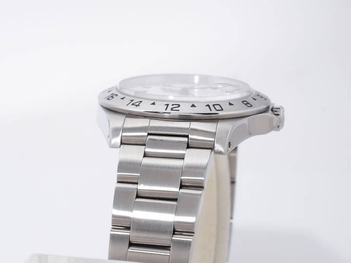 ロレックス エクスプローラーII Ref.16570 ステンレススチール ホワイト文字盤