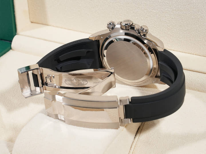 ロレックス デイトナ Ref.126519LN ホワイトゴールド ブライトブラックxスチールx8Pダイヤ文字盤