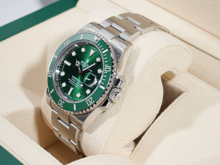 ロレックス サブマリーナー デイト Ref.116610LV ステンレススチール グリーン文字盤