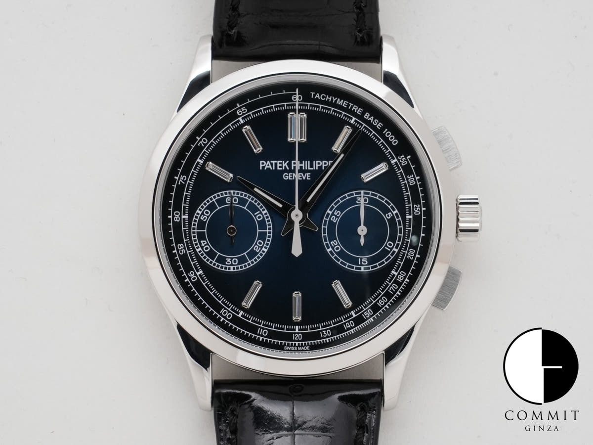 パテックフィリップ コンプリケーション クロノグラフ Ref.5170P-001 プラチナ ブルー文字盤