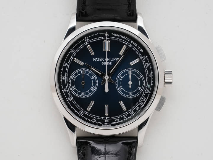 パテックフィリップ コンプリケーション クロノグラフ Ref.5170P-001 プラチナ ブルー文字盤