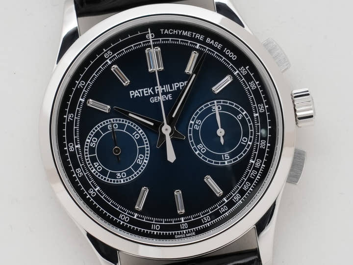 パテックフィリップ コンプリケーション クロノグラフ Ref.5170P-001 プラチナ ブルー文字盤
