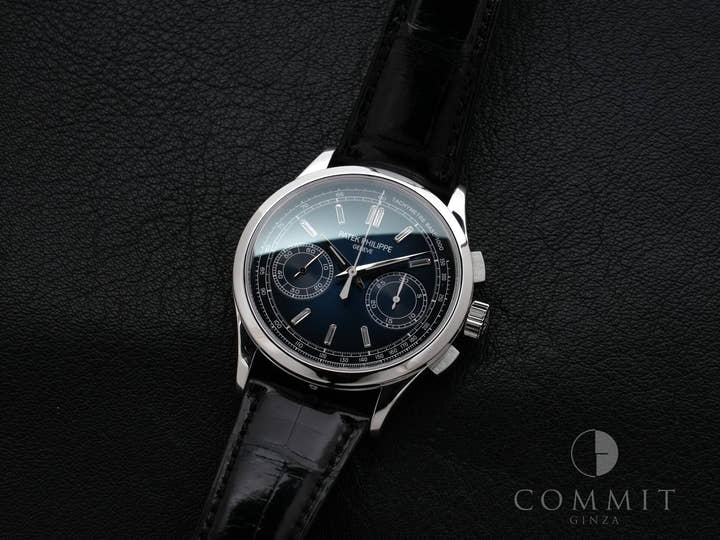 パテックフィリップ コンプリケーション クロノグラフ Ref.5170P-001 プラチナ ブルー文字盤