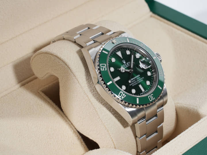 ロレックス サブマリーナー デイト Ref.116610LV ステンレススチール グリーン文字盤