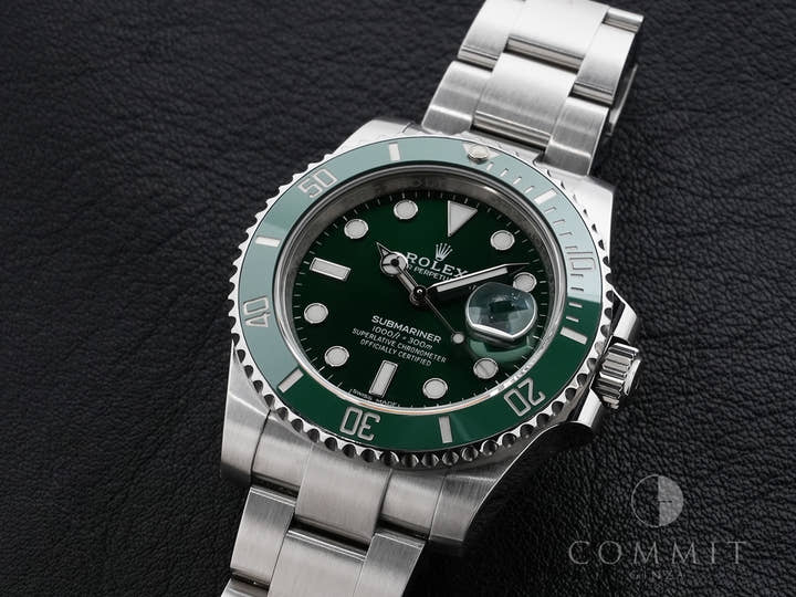 ロレックス サブマリーナー デイト Ref.116610LV ステンレススチール グリーン文字盤