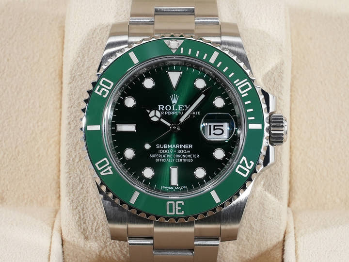ロレックス サブマリーナー デイト Ref.116610LV ステンレススチール グリーン文字盤