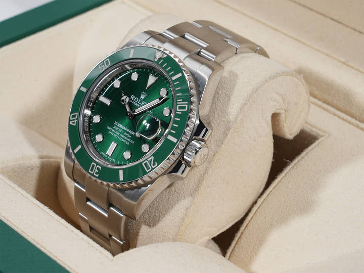 ロレックス サブマリーナー デイト Ref.116610LV ステンレススチール グリーン文字盤