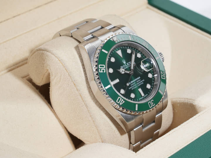 ロレックス サブマリーナー デイト Ref.116610LV ステンレススチール グリーン文字盤